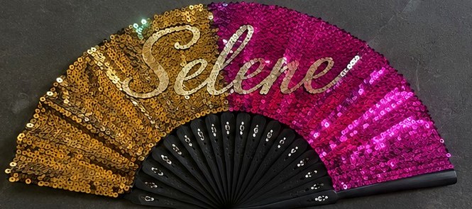 Sequin Clacking Fans