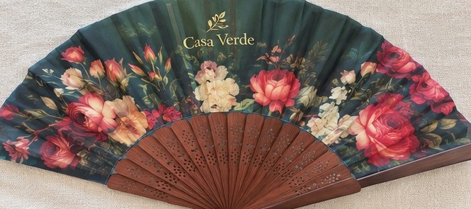 Silk Panel Printed Fans